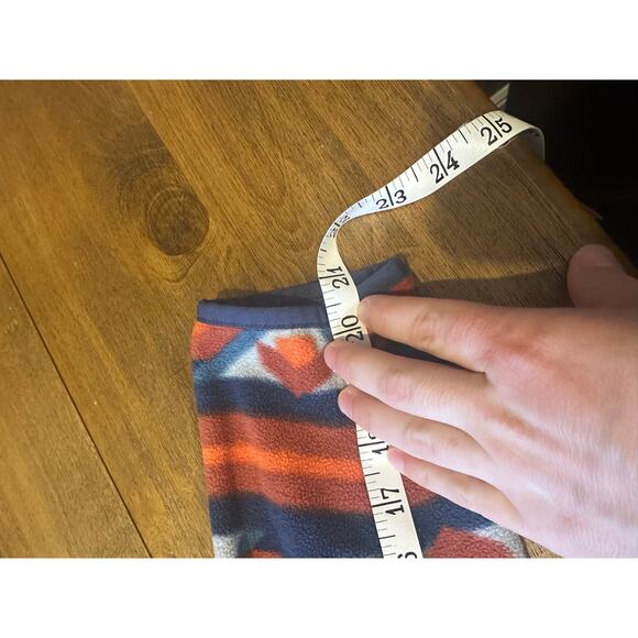 Eddie Bauer Pullover Mens Multicolored Fleece Aztec Southwestern Sweater SZ M - Picture 7 of 14